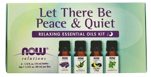 Kit de Óleos Essenciais NOW Foods Solutions® Let There Be Peace & Quiet Relaxante - 1 Kit (Aprox. 30ml)