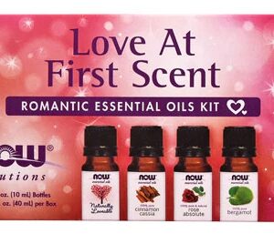 Kit Óleos Essenciais NOW Foods Love At First Scent Romântico 1 Kit