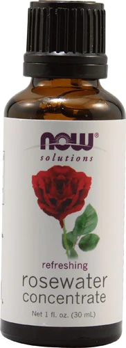 NOW Solutions Água de Rosas Concentrada 30ml - Hidratação e Revitalização Facial