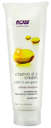 NOW Solutions Vitamina D-3 Creme 118ml - Sua Pele Radiante e Saudável