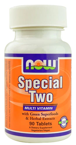 NOW Foods Special Two Multivitamínico Completo - 90 Tabletes - Suporte Imunológico e Energia