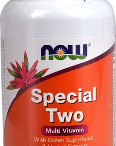 NOW Foods Special Two Multi Vitamina - 120 Cápsulas Vegetais - Suporte Completo para Saúde e Bem-Estar