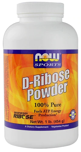 D-Ribose Powder NOW Foods Sports - 454g (1 lb) - Energia e Recuperação Muscular
