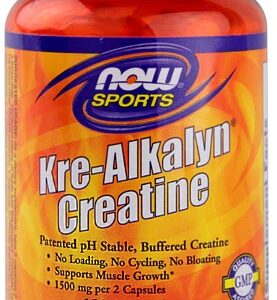 NOW Foods Sports Kre-Alkalyn Creatina - 120 Cápsulas