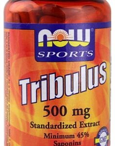 Tribulus Terrestris NOW Foods Sports 500mg 100 Cápsulas - Potência e Bem-Estar