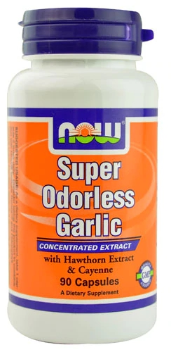 NOW Foods Super Odorless Garlic - Alho Odores Zero - 90 Cápsulas