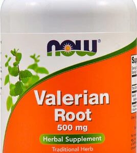 NOW Foods Raiz de Valeriana 500mg - 250 Cápsulas: Bem-Estar e Relaxamento Natural