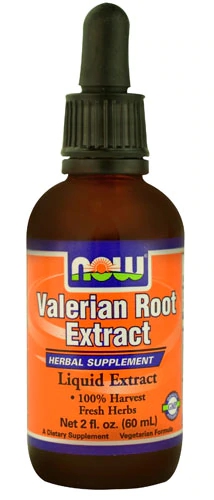 Extrato de Raiz de Valeriana NOW Foods 59ml - Suplemento Natural para Relaxamento