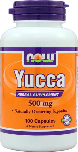 NOW Foods Yucca 500mg - 100 Cápsulas - Suplemento Natural