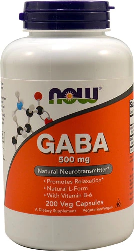 NOW GABA 500mg - 200 Cápsulas Vegetais: Seu Aliado para o Relaxamento e Bem-Estar