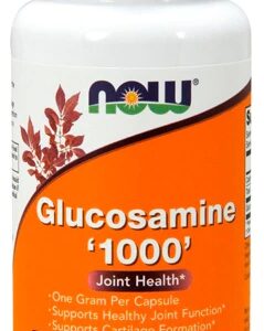 NOW Glucosamine 1000mg - 60 Cápsulas Veganas: Saúde Articular e Mobilidade