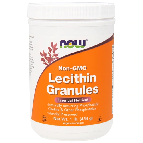 NOW Foods Lecitina Granulada Não OGM - 454g - Suporte Nutricional Essencial