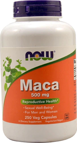 NOW Maca -- 500 mg - 250 Veg Capsules