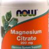 Comprar now magnesium citrate -- 200 mg - 100 tablets preço no brasil magnesium magnesium citrate minerals suplementos em oferta vitamins & supplements suplemento importado loja 1 online promoção -