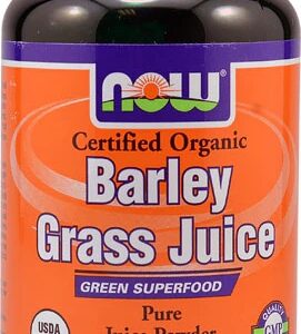 NOW Suco de Cevada Orgânico em Pó 113g - Puro e Natural