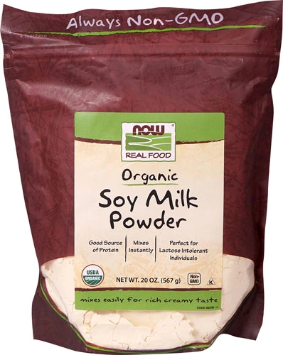 Leite de Soja em Pó Orgânico NOW Foods - 567g