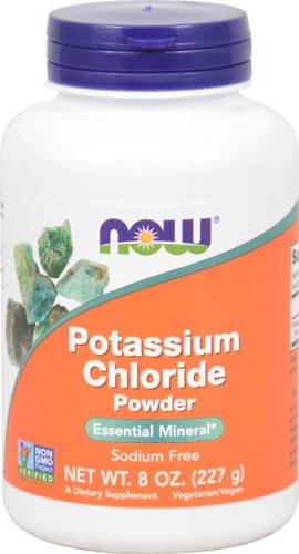 NOW Potassium Chloride Powder -- 8 oz