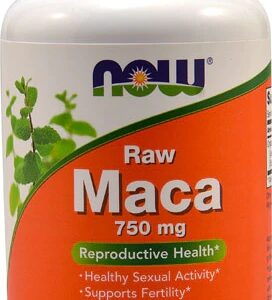 NOW Raw Maca -- 750 mg - 90 Veg Capsules