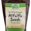 Comprar now real food™ certified organic alfalfa seeds -- 12 oz preço no brasil áloe vera general well being herbs & botanicals suplementos em oferta suplemento importado loja 5 online promoção -