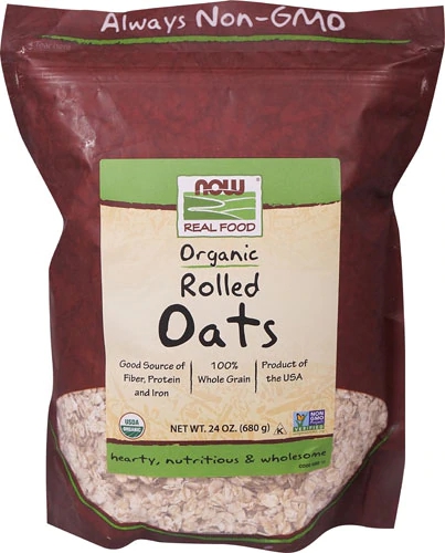 Aveia em Flocos Orgânica NOW Real Food™ - 680g