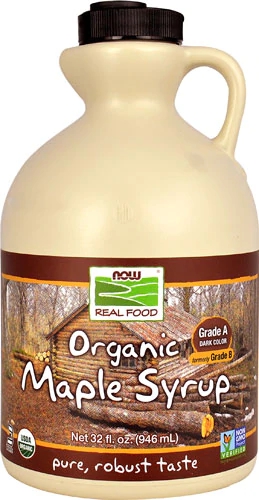 NOW Real Food Organic Maple Syrup Grade A -- 32 fl oz