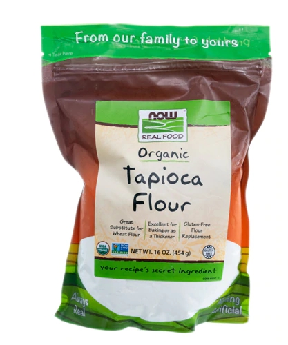 Farinha de Tapioca Orgânica NOW Real Food™ - 454g: Leveza e Versatilidade Natural