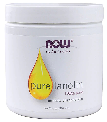 NOW Solutions Lanolina Pura 100% Natural - 207ml para Pele e Cabelos