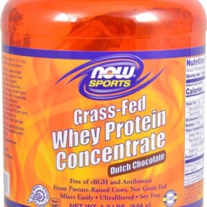 NOW Sports Whey Protein Concentrado Capuccino 544g - Proteína Pura e Sabor Intenso