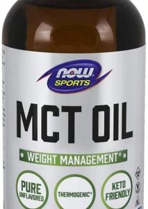 NOW Sports Óleo MCT 100% Puro - 473ml (Fonte de Energia Rápida)