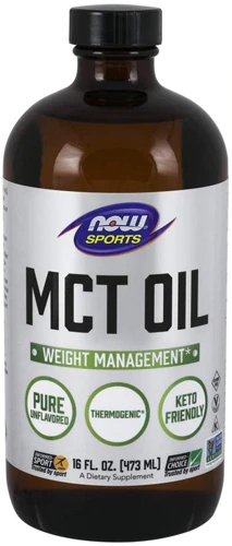 NOW Sports Óleo MCT 100% Puro - 473ml (Fonte de Energia Rápida)
