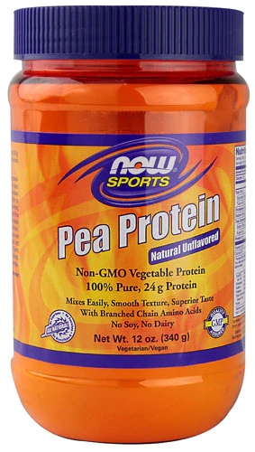 Proteína Isolada de Ervilha NOW Sports Natural Sem Sabor 340g