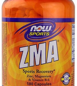 NOW Sports ZMA - Recuperação Muscular com 180 Cápsulas