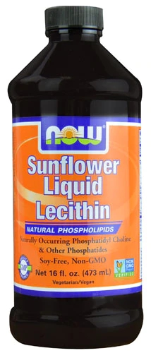 Lecitina Líquida de Girassol NOW Foods 473ml - Pura e Natural