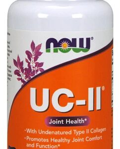 NOW UC-II® Joint Health - Saúde e Mobilidade Articular - 120 Cápsulas Veganas