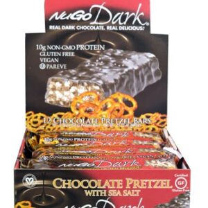 NuGo Nutrition NuGo Dark® Bars Gluten Free Chocolate Pretzel -- 12 Bars