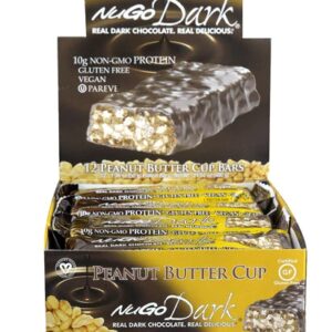 NuGo Nutrition NuGo® Dark Bars Gluten Free Peanut Butter Cup -- 12 Bars