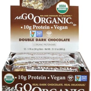NuGo Nutrition NuGo Organic® Bar Double Dark Chocolate -- 12 Bars