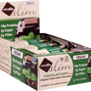 NuGo Nutrition NuGo® Slim Bars Gluten Free Chocolate Mint -- 12 Bars