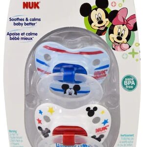 NUK Disney Baby Minnie Mouse Pacifiers 6-18 Months 2-Pack -- 2 Pacifiers
