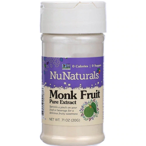 Extrato Puro de Fruta Monk NuNaturals 20.1g - Adoçante Natural Zero Calorias