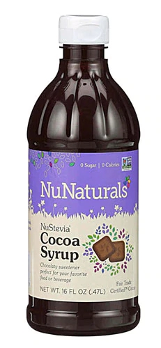 Adoçante Líquido NuStevia® Cacau NuNaturals - 473ml - Zero Açúcar e Calorias
