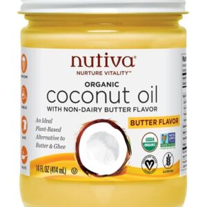Comprar nutiva organic coconut oil with buttery flavor -- 14 fl oz preço no brasil almond oil food & beverages oils suplementos em oferta suplemento importado loja 41 online promoção -