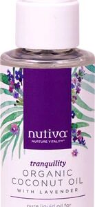 Óleo de Coco Orgânico Nutiva com Lavanda Tranquilitty - 100ml - 100% Puro