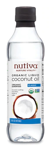 Óleo de Coco Orgânico Líquido Nutiva Classic 473ml - Pureza e Versatilidade