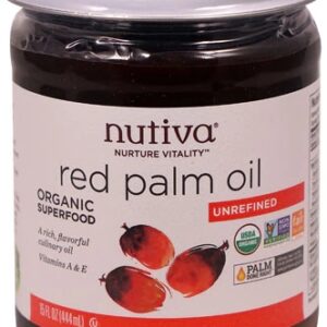 Comprar nutiva organic red palm oil -- 15 fl oz preço no brasil almond oil food & beverages oils suplementos em oferta suplemento importado loja 89 online promoção -