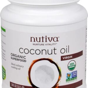 Óleo de Coco Virgem Orgânico Nutiva 1.627 Litros - Puro e Saudável