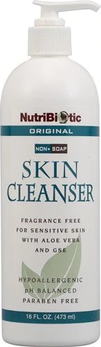 NutriBiotic Sabonete Líquido Sem Fragrância 473ml - Limpeza Suave e Eficaz