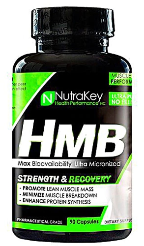 NutraKey HMB 1000mg - 90 Cápsulas: Potencialize Seus Resultados