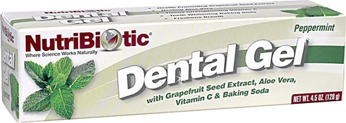Gel Dental NutriBiotic Hortelã - 127g - Higiene Bucal Natural