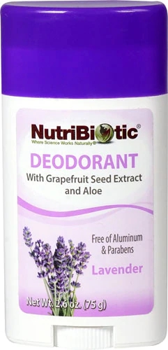 Desodorante em Barra NutriBiotic Lavanda 74g - Higiene Natural e Bem-Estar